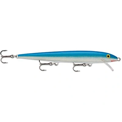 Abbildung von Köder mit Haken DREI Nr.5, 1.2 1.8m Schwimmtiefe, 13cm Größe, Blau, F13B