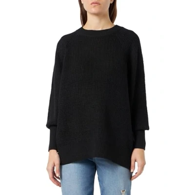 Abbildung von VERO MODA Damen VMLEANNA LS O Neck GA Boo Pullover, Black, M