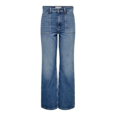 Abbildung von JdY Damen JDYMAYA HIGH Waist Wide DNM NOOS Weite Jeans, Medium Blue Denim, XXL / 32L