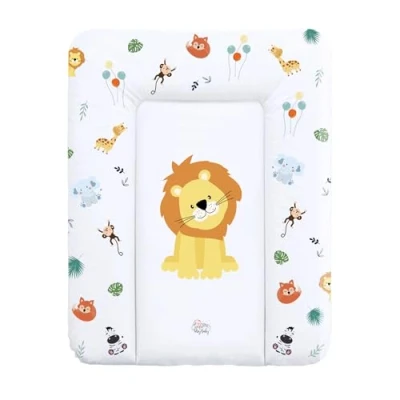 Abbildung von Wickelauflage Wickelkommode Auflage Baby 70 x 50 cm Wickelmatte Wickeltischauflage Wasserfest Wickelunterlage Weich Safari Motiv