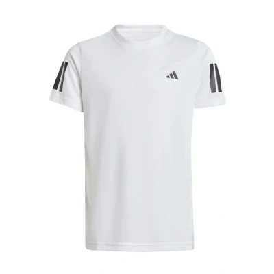Abbildung von adidas Jungen Boys Club Tennis 3 Stripes T Shirt, White, 5 6 Years