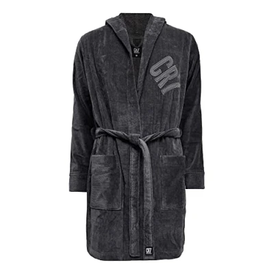 Abbildung von CR7 Cristiano Ronaldo Cotton Bathrobe Grau Baumwolle Small Herren