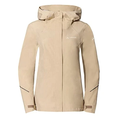 Abbildung von Vaude WOMEN&#039;S Yaras Jacket V Regenjacke / wasserabweisende Jacke, Damen, Größe: 36, Beige