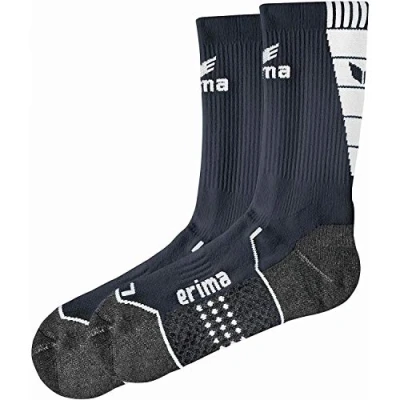 Abbildung von Erima Erwachsene Trainingssocken Premium Pro, Slate Grey/Weiß, 5, 3172013