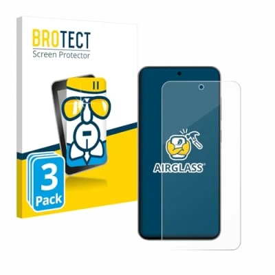Abbildung von BROTECT Schutzglas für Samsung Galaxy S24 FE (3 Stück) Schutzfolie Panzer Folie Glas [Extrem Kratzfest 9H, Anti Fingerprint, Ultra Transparent]