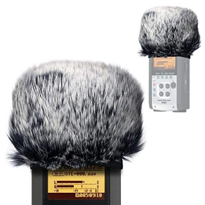 Abbildung von YOUSHARES Zoom H4n Windschutz Muff Pop Filter H2n Draussen Fell Popschutz für / Tragbare Digital Rekorder