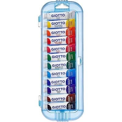 Abbildung von Giotto 49658X Extra Tempera Schlauch, Farben gemischt, 7.5 ml (Paquete de 12)