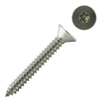 Abbildung von 1000 Stück 5X35 mm Edelstahl A2 Spanplattenschrauben Torx Vollgewinde Holzbauschrauben mit Senkkopf Edelstahlschrauben