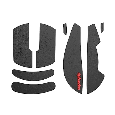 Abbildung von Supergrip Griptape Set für Lethal Gaming Gear LA 1, schweißabsorbierend, hohe Leistung, rutschfest, 3M Kleber, keine Rückstände, Maus Griffband, ultradünn, 0,5 mm