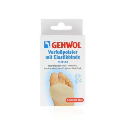 Abbildung von Gehwol Gelkissen Druckschutz Vorfußpolster G mit Elastikbinde