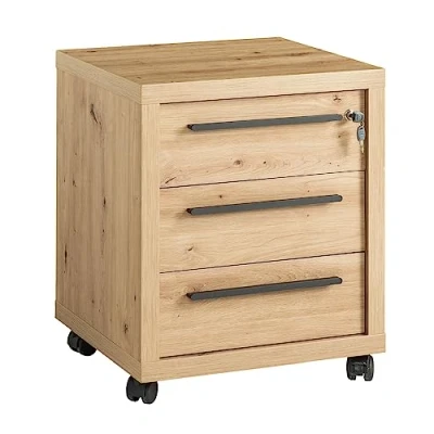Abbildung von Rollcontainer Artisan Eiche 54 x 64 cm 3 Schubladen RILEGA