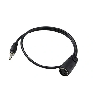Abbildung von CERRXIAN 5 poliges Din MIDI Kabel, 3,5 mm (1/8 Zoll) TRS Stereo Stecker auf poliger Stecker, professioneller Premium Audio Adapter für Bang &amp; Olufsen, Naim, Quad.Stereo Systeme