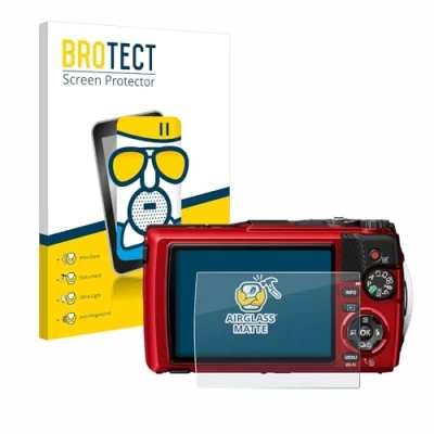 Abbildung von BROTECT Entspiegelungs Schutzglas für Olympus OM System Tough TG 7 Schutz Folie Panzerfolie Glas Matt [Extrem Kratzfest 9H, Anti Reflex]