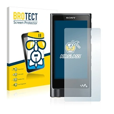 Abbildung von BROTECT Schutzglas für Sony Walkman NW ZX2 Schutzfolie Panzer Folie Glas [Extrem Kratzfest 9H, Anti Fingerprint, Ultra Transparent]