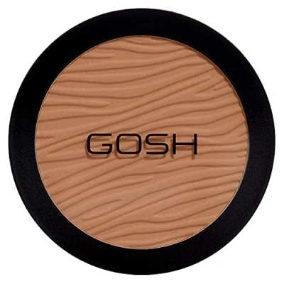 Abbildung von GOSH Dextreme High Coverage Powder I veganer Puder für alle Hauttypen mattierend &amp; langanhaltend einen makellosen Teint kein Maskeneffekt verdeckt Unreinheiten 008 Golden