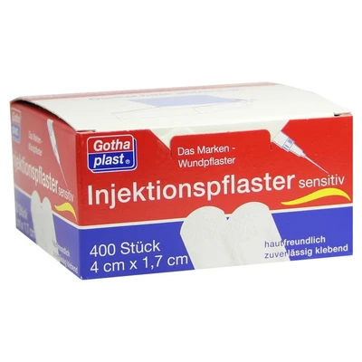 Abbildung von Gothaplast Injektionspflaster sensitiv 1,7x4cm 400 St