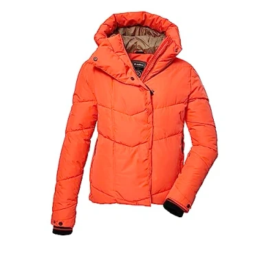Abbildung von killtec Damen Skijacke/Steppjacke mit Schneefang KSW 59 WMN SKI QLTD JCKT, neon coral, 42, 39725 000