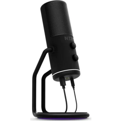 Abbildung von NZXT Capsule AP WUMIC B1 USB Streaming Mikrofon Hohe Audioqualität Unidirektionale Nierencharakteristik Hochauflösende Sprachaufnahme Plug &amp; Play Schwarz