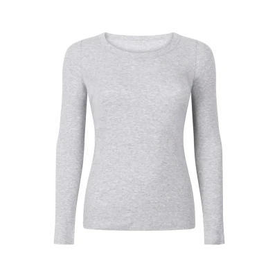 Abbildung von Hunkemöller Pyjama Top Baumwolle Grau