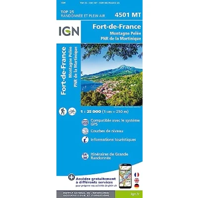 Abbildung von 4501MT Fort de France, Montagne Pellee: Parc National Martinique (TOP 25)