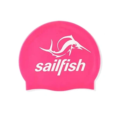 Abbildung von Sailfish® Silikon Badekappe 100% aus Silikon, Unisex für Frauen und Männer Weiche &amp; komfortable Schwimmkappe Langlebige Classic Designs