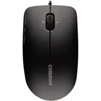 Abbildung von CHERRY MC 2000, Kabelgebundene Maus in Standardgröße, Symmetrisches Design für Rechts und Linkshänder, 3 Tasten, 1600 dpi, Tilt Wheel, GS Zulassung, Schwarz