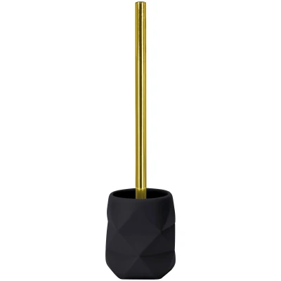 Abbildung von Kleine Wolke WC Garnitur &quot;Golden Crackle&quot;, 2 St., aus Polyresin (Kunststein)