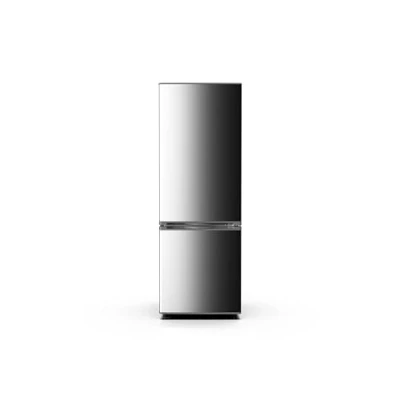 Abbildung von PKM KG170IXCAZ Kühl Gefrierkombination Inox Design 123 Liter Kühlen 38 Gefrieren Energieeffizienzklasse C LED Beleuchtung 112 kWh Freistehend