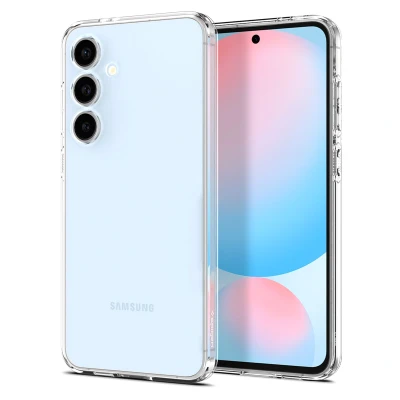 Abbildung von Samsung Galaxy S24 FE Hülle Silikon Spigen Backcover/Soft Case Handyhülle Transparent