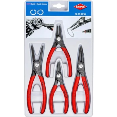 Abbildung von Knipex 00 20 03 SB Dichtringzange slt Geeignet für Außen und Innenringe 12 25 mm, 19 60 mm 10 Spitzform gerade