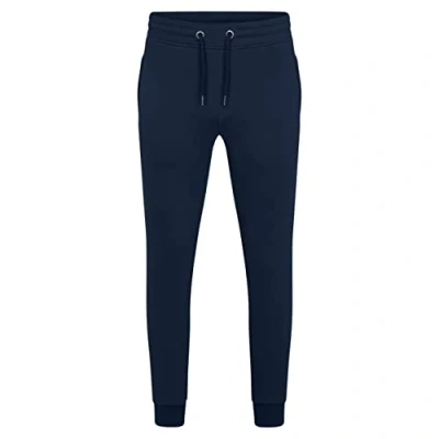 Abbildung von HRM Unisex 1500 Premium Joggingpants I Fair Trade Jogginghose Damen &amp; Herren, 285 g/m² Aus 70% Baumwolle 30% recyceltem Polyester, navy, XS
