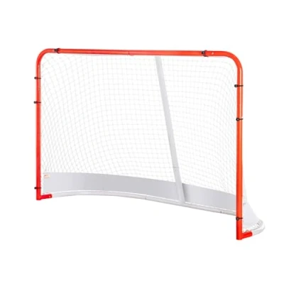 Abbildung von VEVOR Hockeytor Streethockeynetz, Straßenhockey Tor Hockeynetz, 183 x 64 122 cm Hockey Trainingstor Set, offizielles Profi Indoor/Outdoor aus Stahlrohren mit Netz, weiß/rot, Training