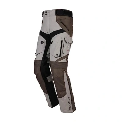 Abbildung von Modeka Panamericana 2 Motorrad Textilhose (Beige,M)