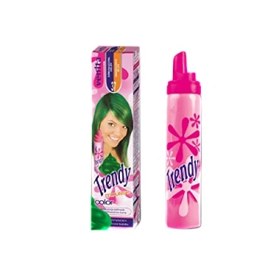 Abbildung von Venita Trendy Color Mousse Lebendiges Emerald Green Natürliche Inhaltsstoffe 10 Farben zur Auswahl Einfach anzuwenden und zu entfernen 50ml