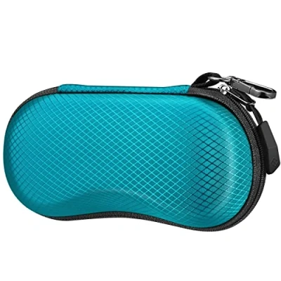 Abbildung von Fintie Brillenetui Sonnenbrille, EVA Kratzfeste Sonnenbrillen Etui Hardcase mit Karabiner Groß Brillen für Damen Herren Outdoor Sportbrille Fahrradbrille