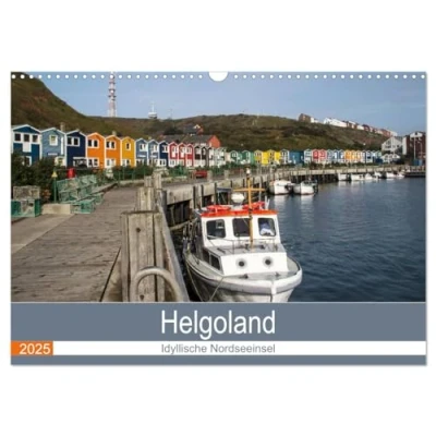 Abbildung von Helgoland idyllische Nordseeinsel (Wandkalender 2025 DIN A3 quer), CALVENDO Monatskalender
