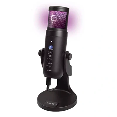 Abbildung von Venom Streaming Mikrofon mit Nierencharakteristik und LED Gitter (PS5 / PC)
