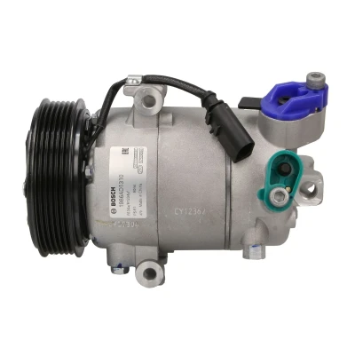 Abbildung von BOSCH 1 986 AD1 310 Kompressor 12V PS R1 R1234yf, R134a mit Montageanleitung, Dichtring VOLKSWAGEN: up! Schrägheck, Fox SEAT: Mii