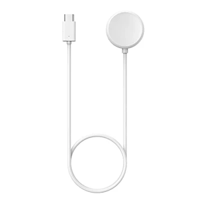 Abbildung von MoKo Ladegerät Kompatibel mit Google Pixel Watch Smartwatch, Magnetisches Ladestation 1M USB C Ladekabel Kabel, Weiß
