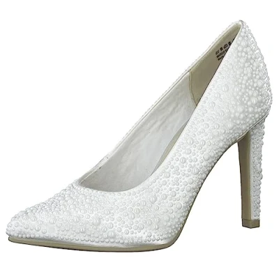 Abbildung von Marco Tozzi High Heel Pumps, Damen, Größe: 39, White comb Schuhe