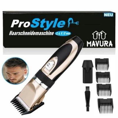 Abbildung von MAVURA Haarschneider ProStyle Profi Keramik Haarschneidemaschine Haar Schneider, Schneidegerät Bartschneider Bart Trimmer Rasierer