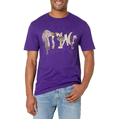 Abbildung von Prince Unisex Erwachsene Logo T Shirt, violett, Groß