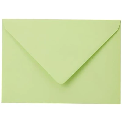 Abbildung von Clairefontaine 555472C Packung mit 20 Umschläge Pollen gefüttert, Format C5 (16,2x22,9cm), 120g, ideal für Ihre Einladungen und Korrespondenz, Knuspergrün, 1 Pack