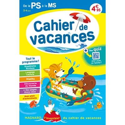 Abbildung von cahier de vacances 2025, la PS vers MS 3 4 ans: Magnard, l’inventeur du