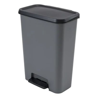 Abbildung von COMPATTA TRETEIMER 23+23L GRAU/SCHWARZ