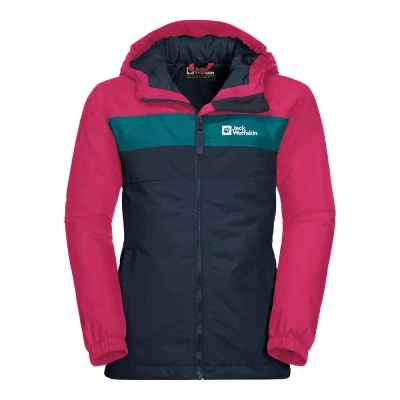 Abbildung von Jack Wolfskin FOUR Lakes KIDS Unisex Hardshelljacke für Kinder, Größe: 104, Night blue
