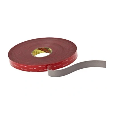 Abbildung von 3M VHB 4941 Hochleistungs Klebeband, 12 mm x 33 m, Grau, Schutzabdeckung: Folie (6 er Pack)