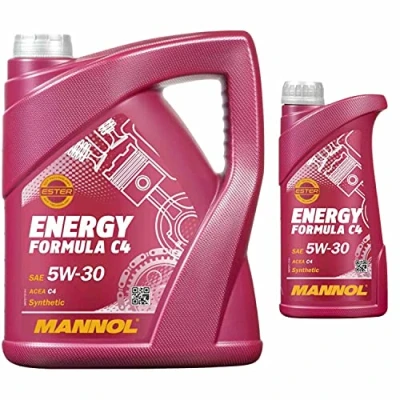 Abbildung von QR Parts Set 85483498 MN7917 1 5 6L MANNOL 7917 Energy Formula C4 5W 30 Leichtlauf Motoröl ACEA