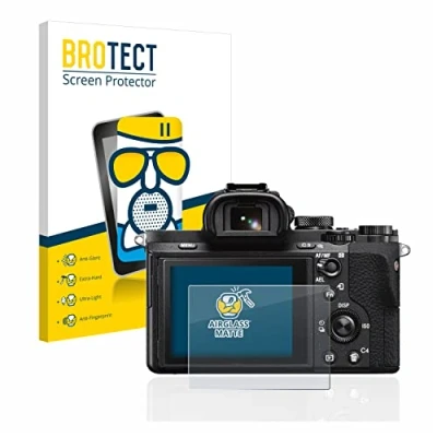 Abbildung von BROTECT Entspiegelungs Schutzglas für Sony Alpha 7 II (ILCE 7M2) Schutz Folie Panzerfolie Glas Matt [Extrem Kratzfest 9H, Anti Reflex]