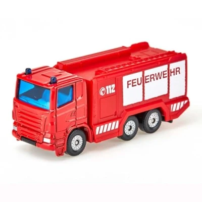 Abbildung von siku 1034, Feuerwehr Tanklöschfahrzeug, Metall/Kunststoff, Rot, Anhängerkupplung